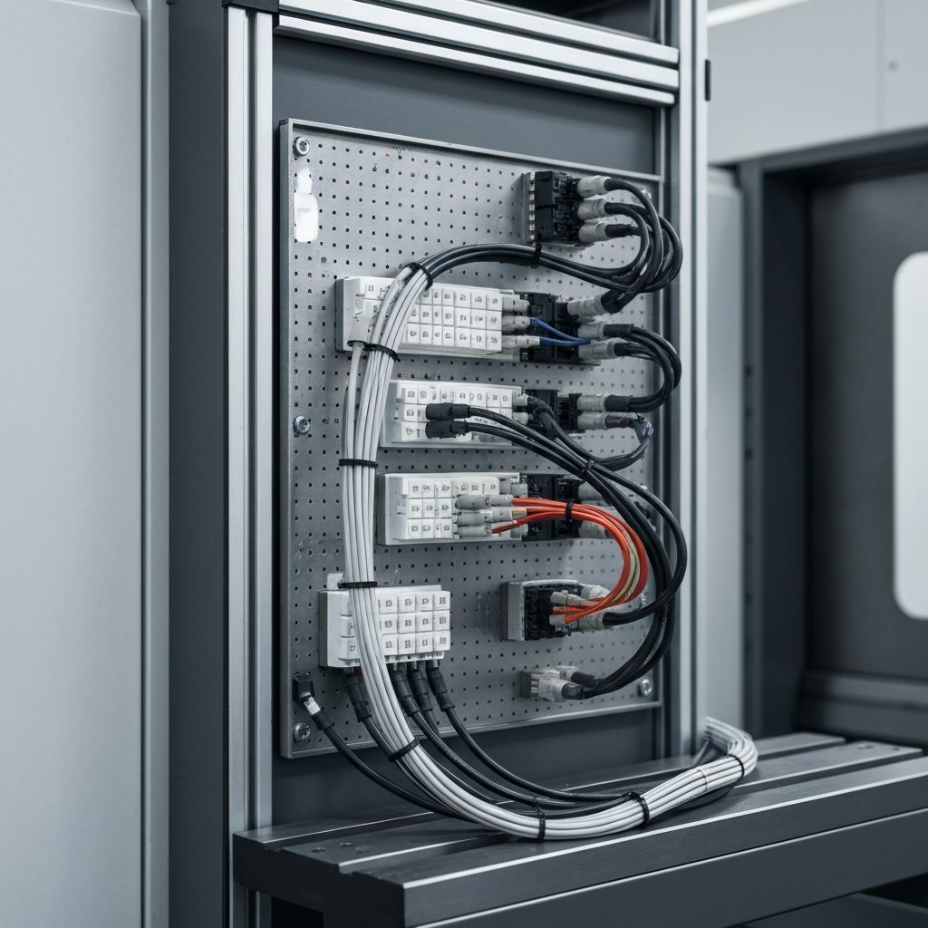 CNC machine equipment hookup